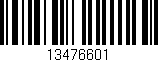 Código de barras (EAN, GTIN, SKU, ISBN): '13476601'