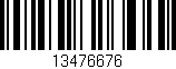 Código de barras (EAN, GTIN, SKU, ISBN): '13476676'