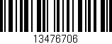 Código de barras (EAN, GTIN, SKU, ISBN): '13476706'