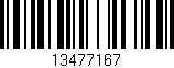 Código de barras (EAN, GTIN, SKU, ISBN): '13477167'