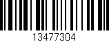 Código de barras (EAN, GTIN, SKU, ISBN): '13477304'