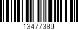 Código de barras (EAN, GTIN, SKU, ISBN): '13477380'