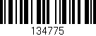 Código de barras (EAN, GTIN, SKU, ISBN): '134775'