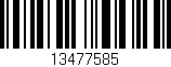 Código de barras (EAN, GTIN, SKU, ISBN): '13477585'