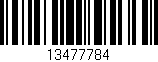 Código de barras (EAN, GTIN, SKU, ISBN): '13477784'