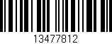 Código de barras (EAN, GTIN, SKU, ISBN): '13477812'