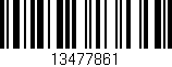 Código de barras (EAN, GTIN, SKU, ISBN): '13477861'