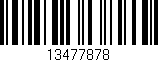Código de barras (EAN, GTIN, SKU, ISBN): '13477878'