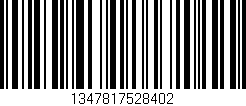 Código de barras (EAN, GTIN, SKU, ISBN): '1347817528402'