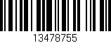 Código de barras (EAN, GTIN, SKU, ISBN): '13478755'