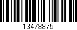 Código de barras (EAN, GTIN, SKU, ISBN): '13478875'