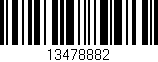 Código de barras (EAN, GTIN, SKU, ISBN): '13478882'