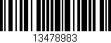 Código de barras (EAN, GTIN, SKU, ISBN): '13478983'