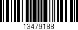 Código de barras (EAN, GTIN, SKU, ISBN): '13479188'