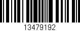 Código de barras (EAN, GTIN, SKU, ISBN): '13479192'