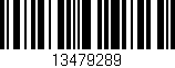 Código de barras (EAN, GTIN, SKU, ISBN): '13479289'