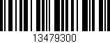 Código de barras (EAN, GTIN, SKU, ISBN): '13479300'
