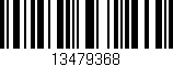 Código de barras (EAN, GTIN, SKU, ISBN): '13479368'