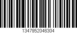 Código de barras (EAN, GTIN, SKU, ISBN): '1347952046304'