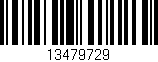Código de barras (EAN, GTIN, SKU, ISBN): '13479729'