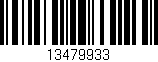 Código de barras (EAN, GTIN, SKU, ISBN): '13479933'