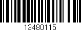 Código de barras (EAN, GTIN, SKU, ISBN): '13480115'