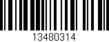 Código de barras (EAN, GTIN, SKU, ISBN): '13480314'