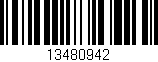 Código de barras (EAN, GTIN, SKU, ISBN): '13480942'