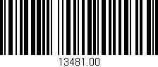 Código de barras (EAN, GTIN, SKU, ISBN): '13481.00'