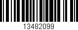 Código de barras (EAN, GTIN, SKU, ISBN): '13482099'