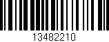 Código de barras (EAN, GTIN, SKU, ISBN): '13482210'