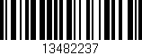 Código de barras (EAN, GTIN, SKU, ISBN): '13482237'