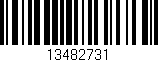 Código de barras (EAN, GTIN, SKU, ISBN): '13482731'
