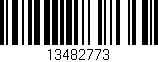 Código de barras (EAN, GTIN, SKU, ISBN): '13482773'