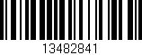 Código de barras (EAN, GTIN, SKU, ISBN): '13482841'