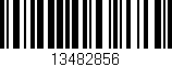 Código de barras (EAN, GTIN, SKU, ISBN): '13482856'