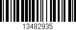 Código de barras (EAN, GTIN, SKU, ISBN): '13482935'