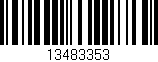 Código de barras (EAN, GTIN, SKU, ISBN): '13483353'