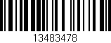 Código de barras (EAN, GTIN, SKU, ISBN): '13483478'
