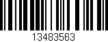 Código de barras (EAN, GTIN, SKU, ISBN): '13483563'