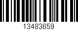 Código de barras (EAN, GTIN, SKU, ISBN): '13483659'