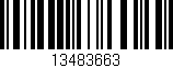 Código de barras (EAN, GTIN, SKU, ISBN): '13483663'
