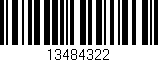 Código de barras (EAN, GTIN, SKU, ISBN): '13484322'