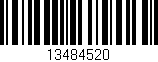 Código de barras (EAN, GTIN, SKU, ISBN): '13484520'