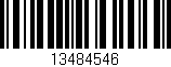 Código de barras (EAN, GTIN, SKU, ISBN): '13484546'