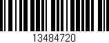 Código de barras (EAN, GTIN, SKU, ISBN): '13484720'