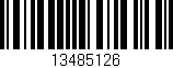 Código de barras (EAN, GTIN, SKU, ISBN): '13485126'