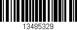 Código de barras (EAN, GTIN, SKU, ISBN): '13485329'