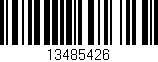 Código de barras (EAN, GTIN, SKU, ISBN): '13485426'