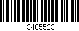 Código de barras (EAN, GTIN, SKU, ISBN): '13485523'